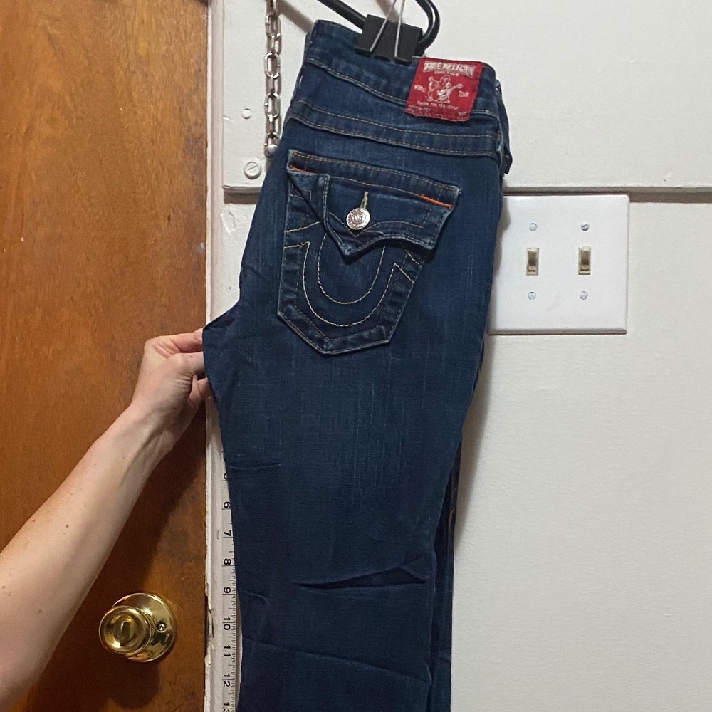 True Religion Joey flare size 28, short- length 30 inches.